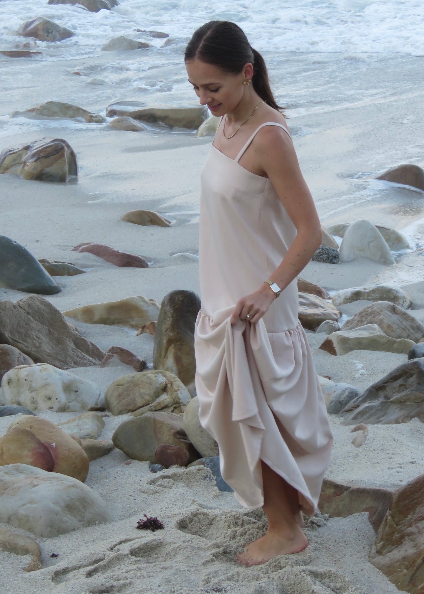 Elana Dress - Clifton Sand