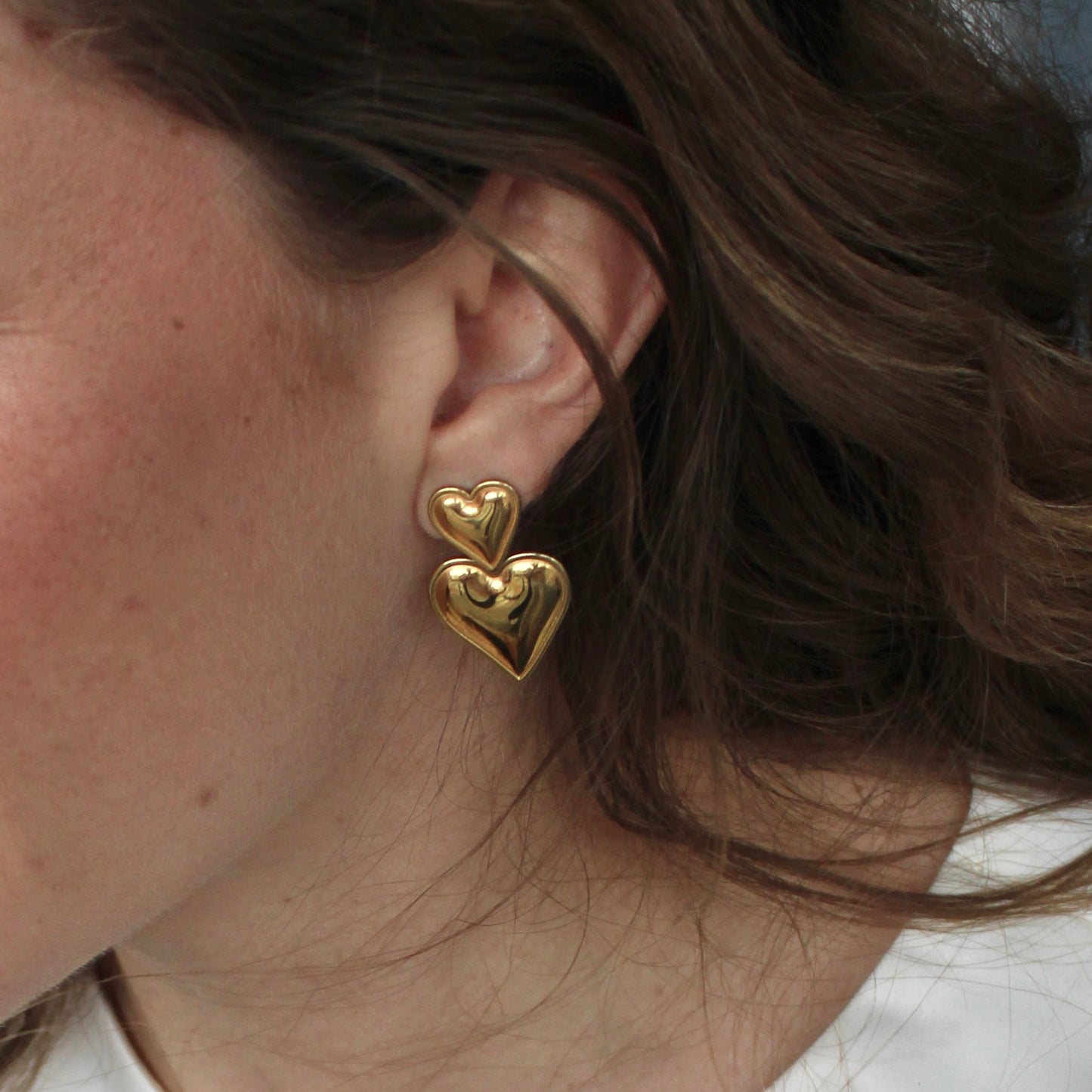 DOUBLE HEARTS - GOLD